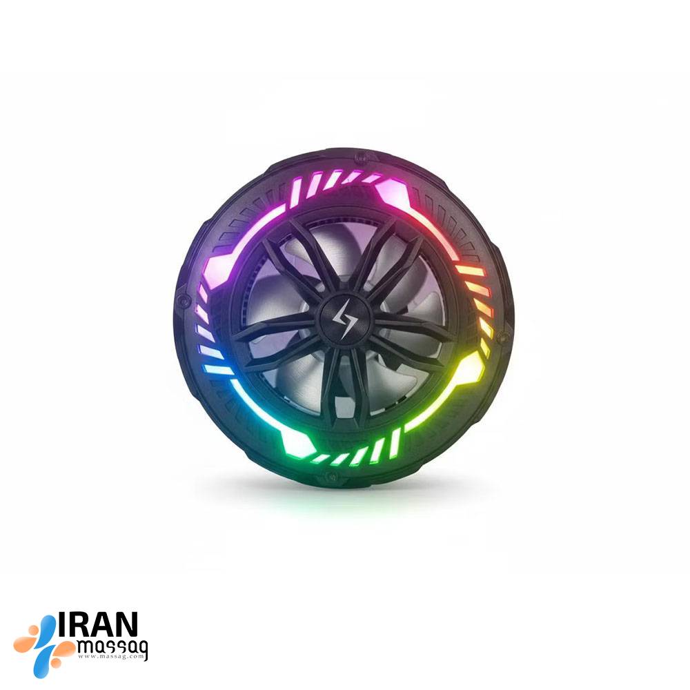 فن خنک‌کننده گوشی مدل P68 |فن گیمینگ مغناطیسی با تراشه نیمه‌رسانا و نور RGB